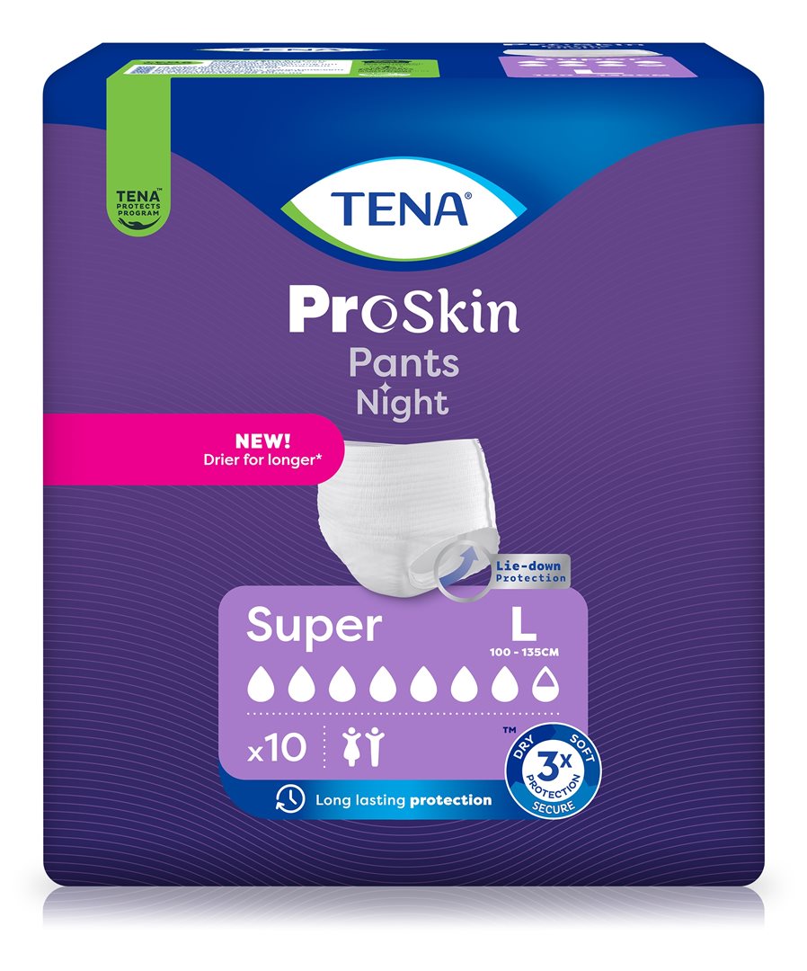Tena Pants Night Super L 100 - 135cm