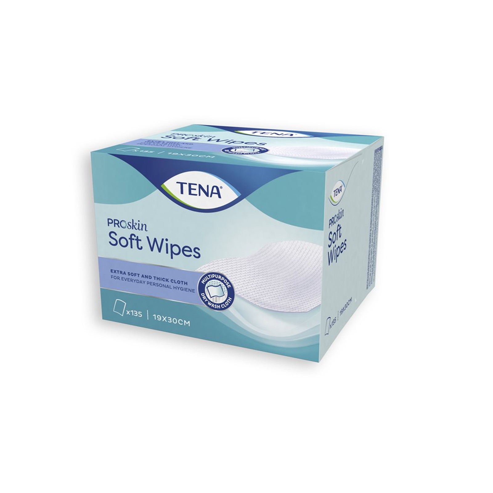 Tena Soft Wipes 19 x 30cm