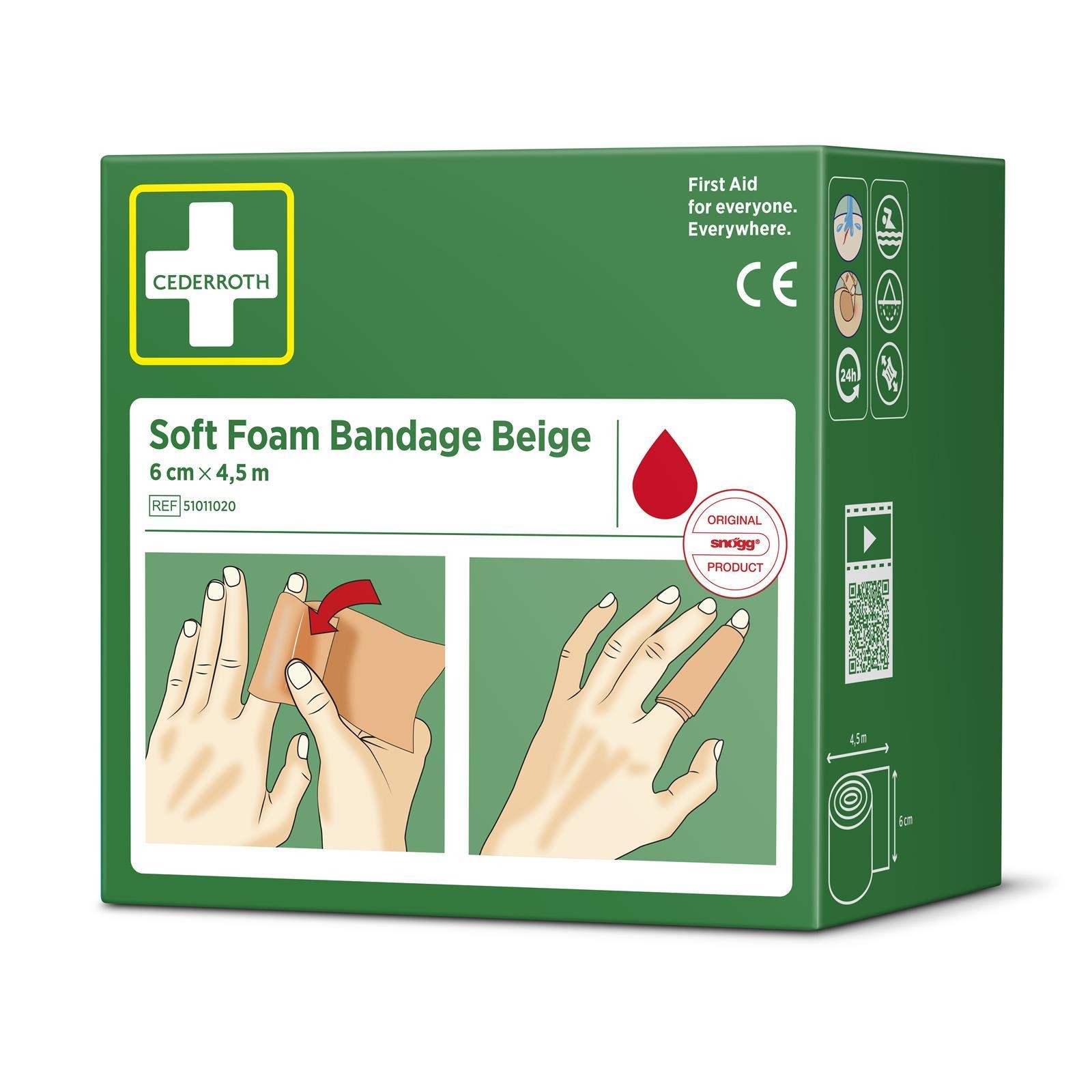 51011020-cederroth-soft-foam-bandage-beige-6x450-r