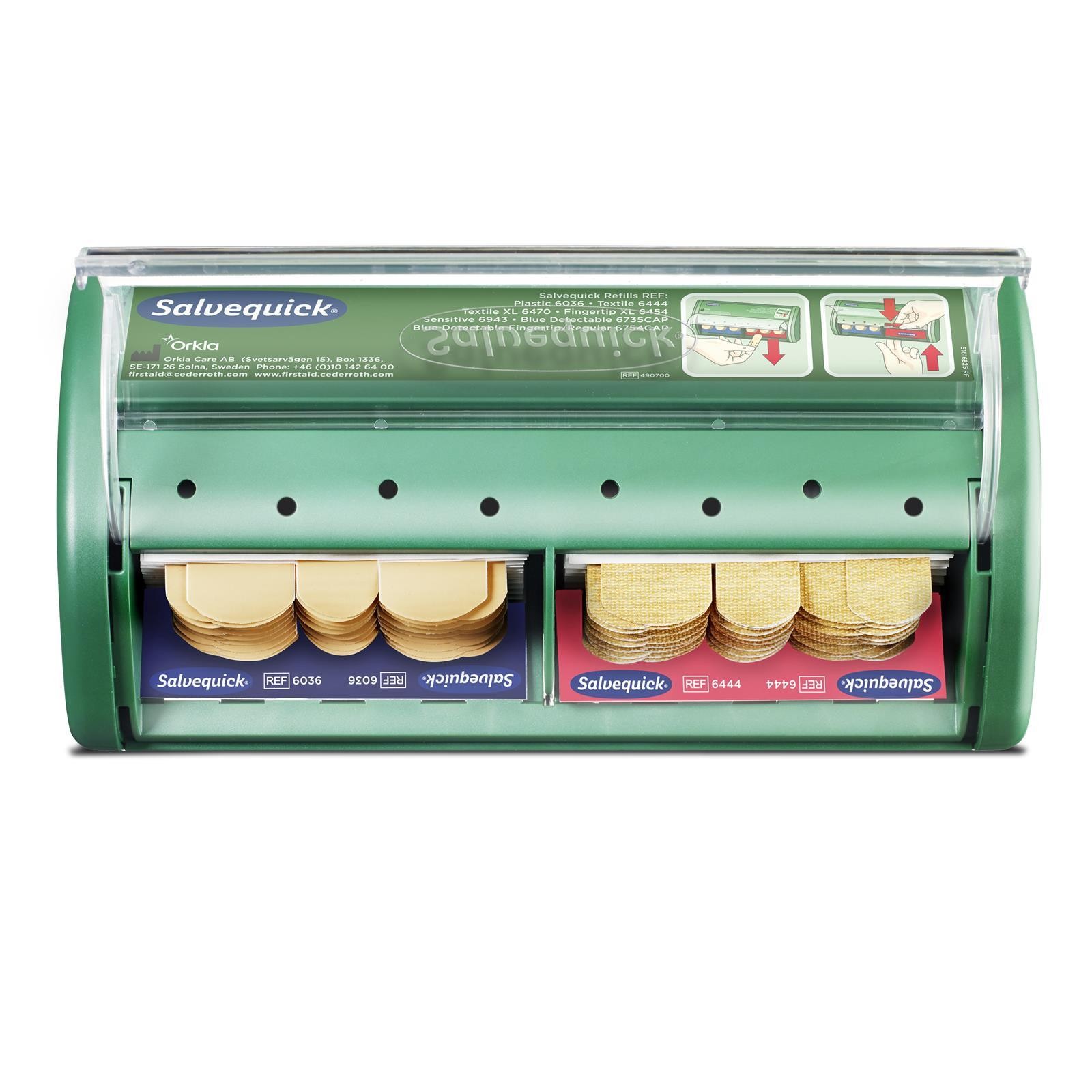 490700-salvequick-plaster-dispenser-textile-plastic-open