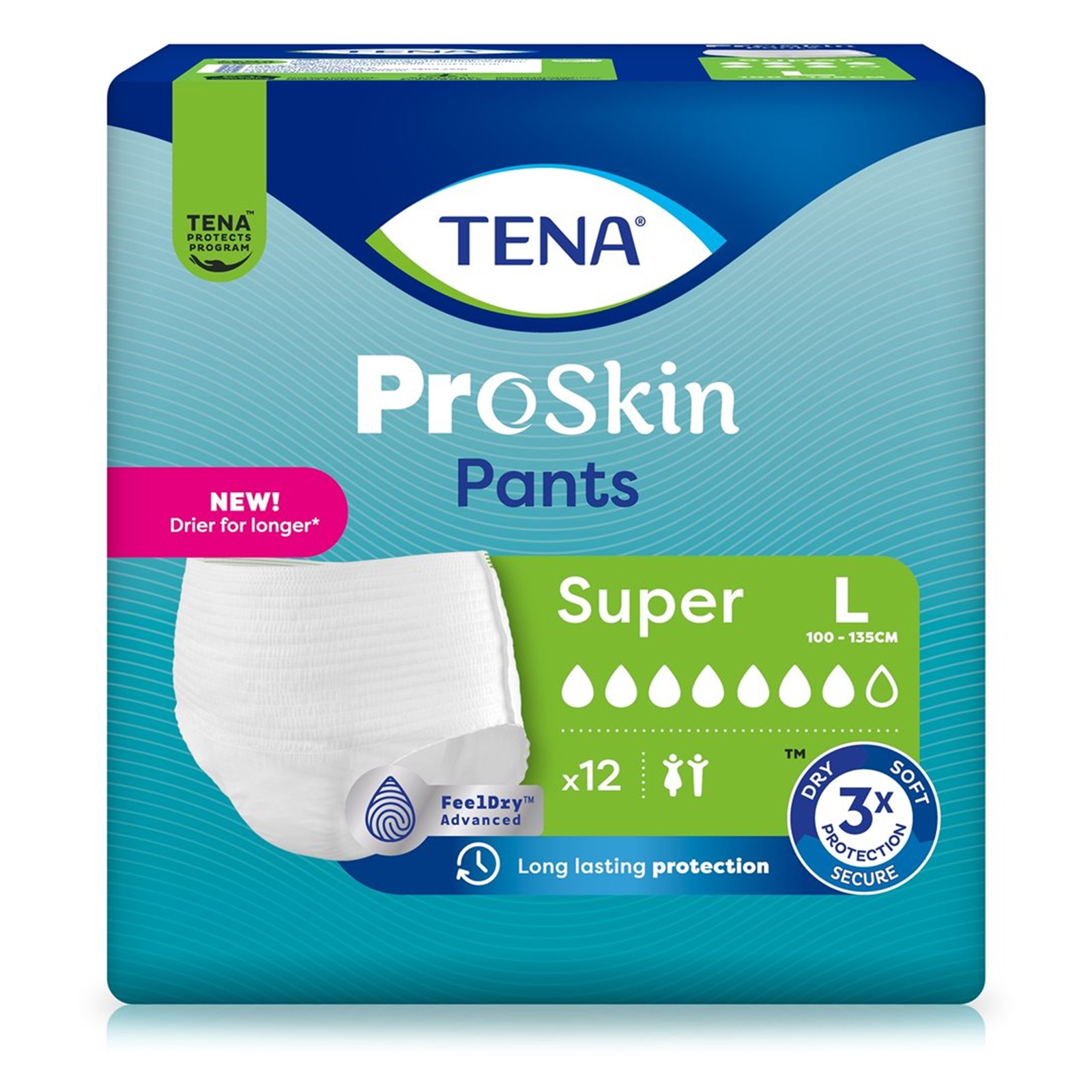 Tena Pants Super L 100 - 135cm